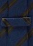 Detail View - Click To Enlarge - STEFANOBIGI MILANO - 'Arno' stripe silk-wool tie