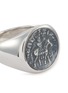 Detail View - Click To Enlarge - TOM WOOD - 'Coin' oxidised silver signet ring – Size 56