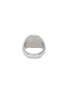 Detail View - Click To Enlarge - TOM WOOD - 'Coin' oxidised silver signet ring – Size 58