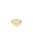 Main View - Click To Enlarge - TOM WOOD - 'Mini Feather' engraved 9k yellow gold signet ring – Size 50