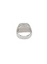 Detail View - Click To Enlarge - TOM WOOD - 'Cushion Green Marble' silver signet ring – Size 58