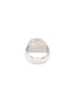 Detail View - Click To Enlarge - TOM WOOD - 'Cushion Larvikite' silver signet ring – Size 56