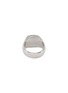 Detail View - Click To Enlarge - TOM WOOD - 'Cushion Green Marble' silver signet ring – Size 56