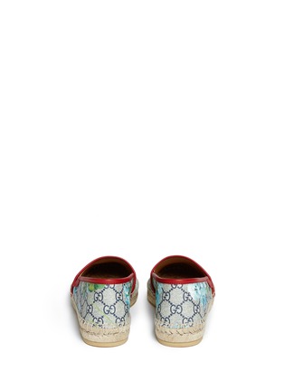 Back View - Click To Enlarge - GUCCI - 'GG Blooms' floral print espadrilles