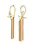 Main View - Click To Enlarge - ELLERY - 'Intellectual' knot chain drop earrings