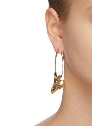 Figure View - Click To Enlarge - ELLERY - 'Lagoon' twist hoop earrings