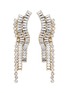 Main View - Click To Enlarge - ELLERY - 'Chariot' glass crystal drape drop earrings