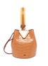 Main View - Click To Enlarge - DANSE LENTE - 'XS Josh' drawstring croc-embossed leather shoulder bag