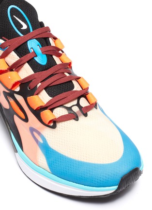 Detail View - Click To Enlarge - NIKE - 'Nike Signal D/MS/X' colourblock sneakers