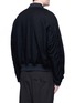Back View - Click To Enlarge - HAIDER ACKERMANN - Padded fleece wool bomber jacket