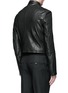 Back View - Click To Enlarge - HAIDER ACKERMANN - 'Miza' lace-up front leather jacket