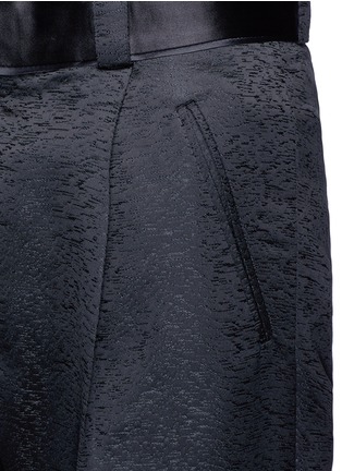 Detail View - Click To Enlarge - HAIDER ACKERMANN - Satin waistband jacquard pants