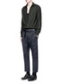 Figure View - Click To Enlarge - HAIDER ACKERMANN - Satin waistband jacquard pants