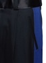 Detail View - Click To Enlarge - HAIDER ACKERMANN - Ribbon stripe outseam fleece wool pants