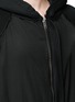 Detail View - Click To Enlarge - HAIDER ACKERMANN - 'Perth' oversized zip hoodie