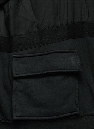 Detail View - Click To Enlarge - HAIDER ACKERMANN - 'Perth' oversized zip hoodie
