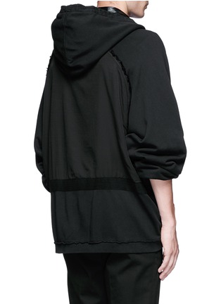 Back View - Click To Enlarge - HAIDER ACKERMANN - 'Perth' oversized zip hoodie
