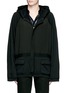 Main View - Click To Enlarge - HAIDER ACKERMANN - 'Perth' oversized zip hoodie