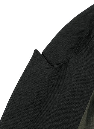 Detail View - Click To Enlarge - HAIDER ACKERMANN - Contrast reverse panel soft blazer