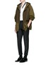 Figure View - Click To Enlarge - HAIDER ACKERMANN - 'Perth' oversized zip hoodie