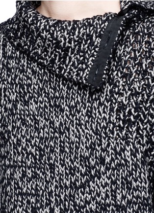 Detail View - Click To Enlarge - RAG & BONE - 'Sandra' button turtleneck chunky knit sweater