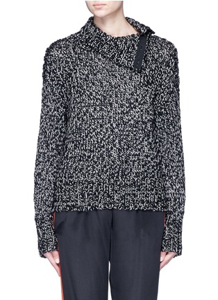 Main View - Click To Enlarge - RAG & BONE - 'Sandra' button turtleneck chunky knit sweater