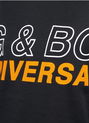 Detail View - Click To Enlarge - RAG & BONE - 'Moto' oversized logo graphic print sweatshirt