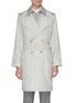 Main View - Click To Enlarge - UNCENSORED - Layered collar houndstooth check plaid trench coat