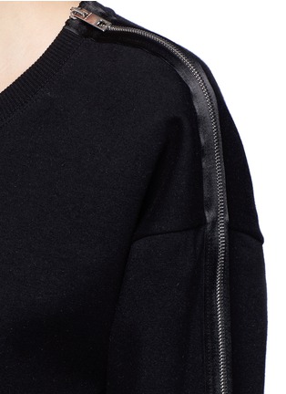 Detail View - Click To Enlarge - RAG & BONE - Zip sleeve sweatshirt