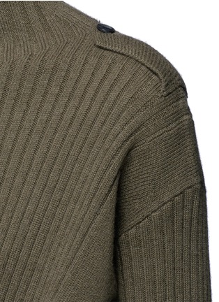 Detail View - Click To Enlarge - RAG & BONE - Dale' twist front Merino wool sweater