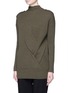 Front View - Click To Enlarge - RAG & BONE - Dale' twist front Merino wool sweater