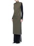 Figure View - Click To Enlarge - RAG & BONE - 'Dale' twist front Merino wool dress
