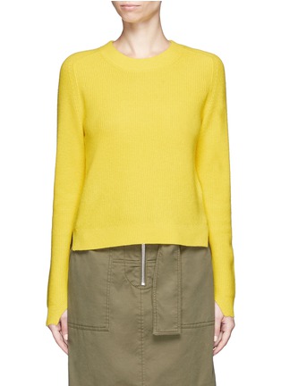 Main View - Click To Enlarge - RAG & BONE - Valentina' cashmere cropped sweater