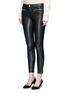 Front View - Click To Enlarge - J BRAND - 'Emma' lambskin leather skinny pants