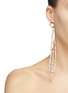 Figure View - Click To Enlarge - BITTERSWEET - 'Daisy' faux pearl fringe drop single earring