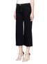 Front View - Click To Enlarge - J BRAND - 'Liza' cotton denim culottes