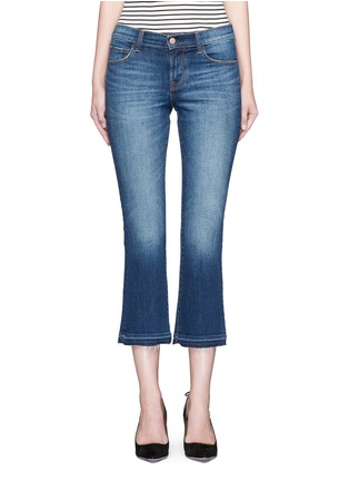 Detail View - Click To Enlarge - J BRAND - 'Selena' cropped boot cut jeans