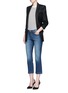 Figure View - Click To Enlarge - J BRAND - 'Selena' cropped boot cut jeans