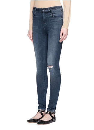 Front View - Click To Enlarge - J BRAND - Maria' ripped knee skinny denim pants