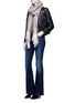 Figure View - Click To Enlarge - J BRAND - 'Maria' high rise flared jeans
