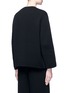 Back View - Click To Enlarge - MS MIN - Oversized chunky wool ribbed top