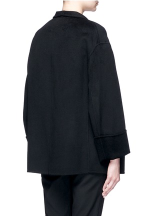 Back View - Click To Enlarge - MS MIN - Double-faced wool-cashmere jacket