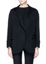 Main View - Click To Enlarge - MS MIN - Double-faced wool-cashmere jacket