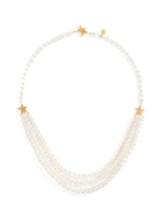 Main View - Click To Enlarge - TASAKI - 'First Lady Star' multi Akoya pearl chain 18k yellow gold necklace