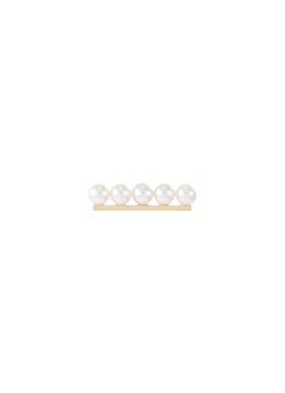 Main View - Click To Enlarge - TASAKI - 'Balance' Akoya pearl 18k gold single earring