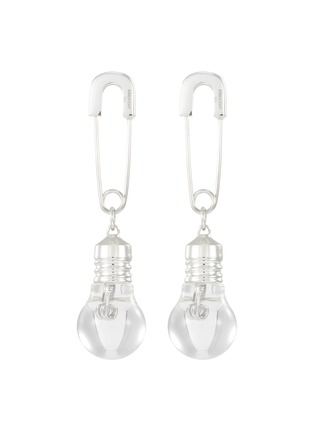 Main View - Click To Enlarge - AMBUSH - Safety pin light bulb single drop earring