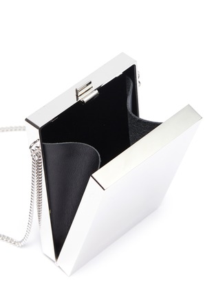 Detail View - Click To Enlarge - AMBUSH - Chain shoulder strap metal card case
