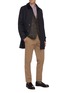 Figure View - Click To Enlarge - SEALUP - Contrast corduroy collar coat