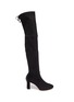 Main View - Click To Enlarge - STUART WEITZMAN - 'Ledyland' suede thigh high platform boots