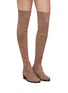 Figure View - Click To Enlarge - STUART WEITZMAN - 'Midland' stretch suede thigh high boots
